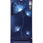 Godrej 190 L Direct Cool Single Door 5 Star Refrigerator with Base Drawer and Intelligent Inverter Compressor (Glass Blue, RD 1905 PTDI 53 GL BL)