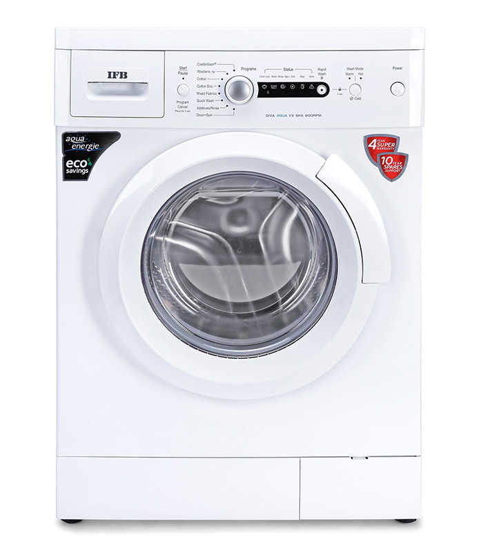 IFB 6 kg 5 Star Fully Automatic Front Load with In-built Heater White