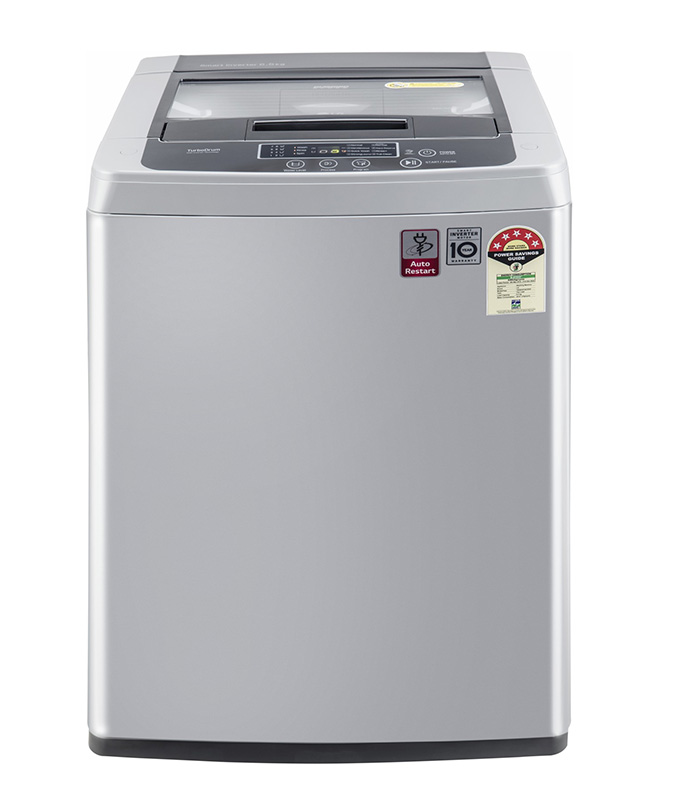 LG 6.5 kg 5 Star Inverter Fully Automatic Top Load Silver