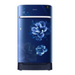 Samsung 198 L Direct Cool Single Door 5 Star Refrigerator with Base Drawer  (Camellia Blue, RR21T2H2WCU/HL)