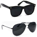 UV Protection, Polarized Aviator Sunglasses (Free Size)