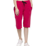 Uzar Women Pink Capri