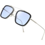 UV Protection, Gradient Rectangular Sunglasses (Free Size)  (Blue)